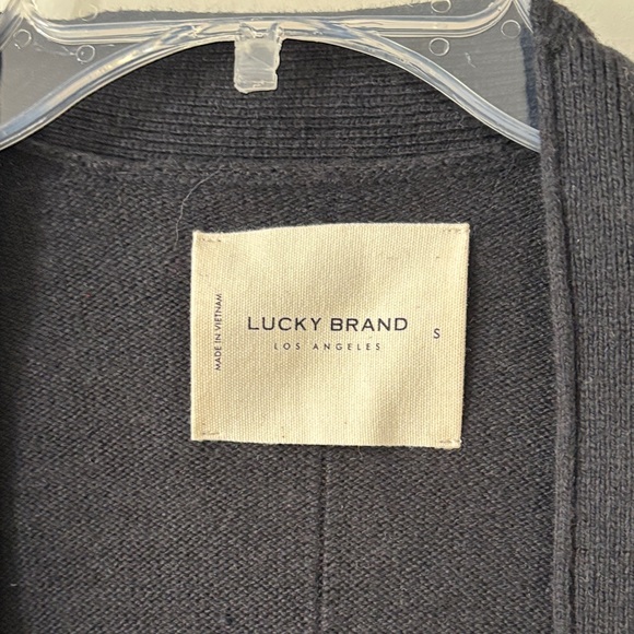 Lucky Brand Black Cardigan Sweater - Picture 4 of 5
